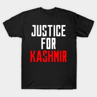 Justice For Kashmir Lockdown By India We Stand With Kashmir T-Shirt